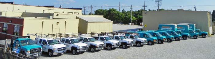 OTN's fleet of contractor trucks
